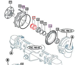 Mahindra Front Outer Wheel Seal 16004340040 Mahindra