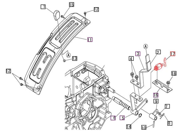 Mahindra PTO Safety Switch 10253505001 Mahindra Direct Parts