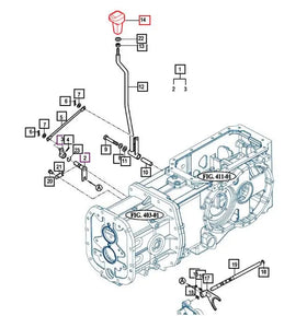 Mahindra Shift Lever Grip 14572442401 Mahindra Direct Parts