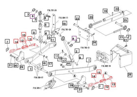 Mahindra Tractor 3 Point Check Chain Assembly Mahindra Direct Parts