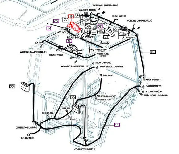Mahindra Tractor AC Air Conditioning Controller 14527082220 Mahindra Direct Parts
