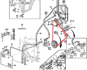Mahindra Tractor AC Belt 12425807931 Mahindra