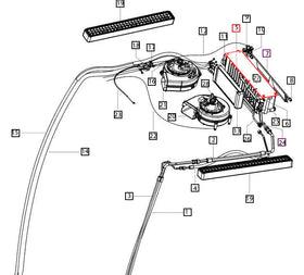 Mahindra Tractor AC Cooling Unit / Evaporator Assembly E006014025F1 Mahindra