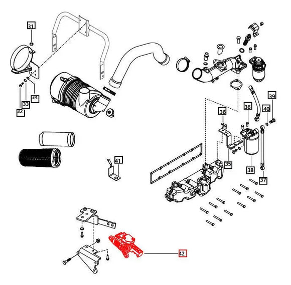 Mahindra Tractor Accelerator Pedal Sensor E007701981D92 Mahindra