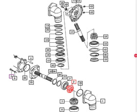 Mahindra Tractor Bevel Gear 16704340031 Mahindra