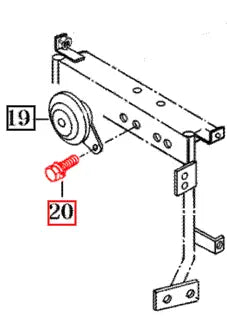 Mahindra Tractor Bolt M6x12 V2113606012 Mahindra Direct Parts