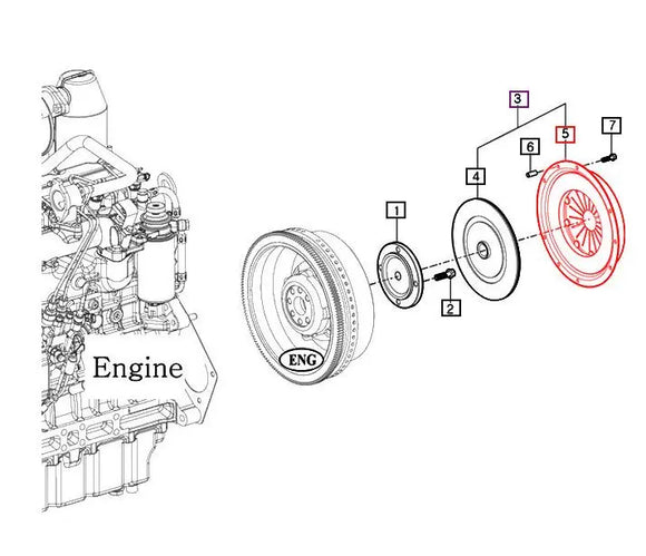 Mahindra Tractor Clutch Cover 14601212200 Mahindra Direct Parts