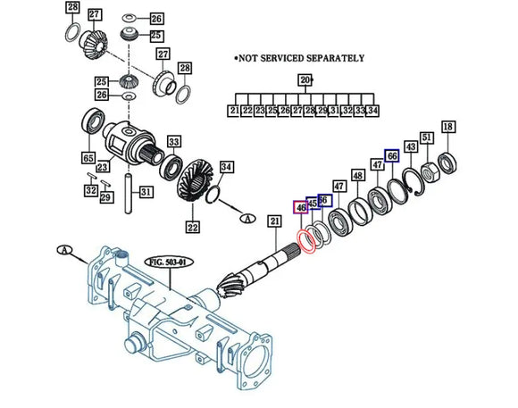 Mahindra Tractor Differential Shim .2 Thick 14152050160 Mahindra