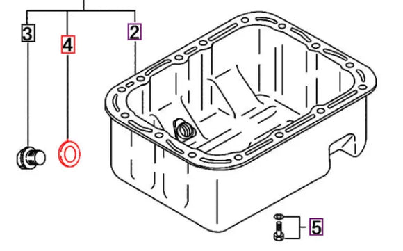 Mahindra Tractor Drain Plug Crush Washer Seal MD050317 Mahindra