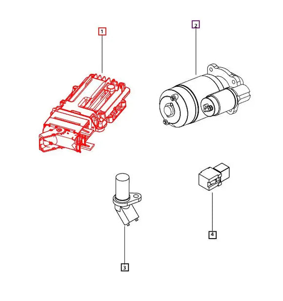 Mahindra Tractor Engine Control Unit (ECU) Common Rail Direct Injection (CRDI) Mahindra Direct Parts