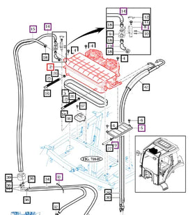 Mahindra Tractor HVAC Assembly 12427082411 Mahindra Direct Parts