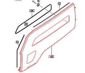 Mahindra Tractor LH Left Side Panel / Cover 12626013000MR Mahindra