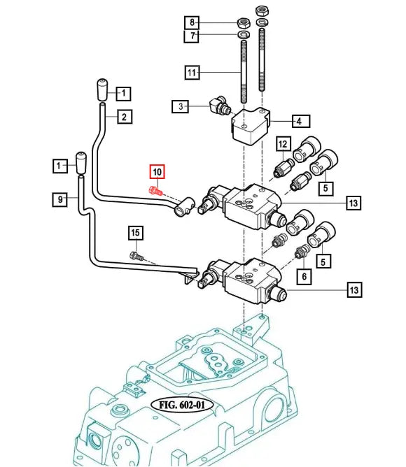 Mahindra Tractor M8 x 25 Hex Bolt V2173608025 Mahindra