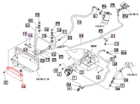 Mahindra Tractor Oil Cooler 19632556000 Mahindra