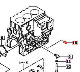 Mahindra Tractor Oil Filter Shaft 30L0700700 Mahindra Direct Parts