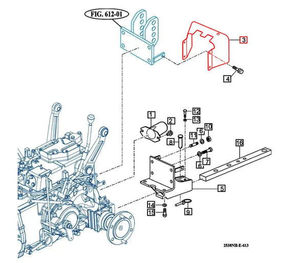 Mahindra Tractor PTO Shield / Shroud 13605200012GB Mahindra