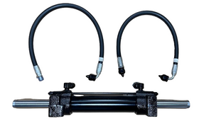 Mahindra Tractor Power Steering Cylinder (With Updated Hoses) 14524070081 Mahindra Direct Parts