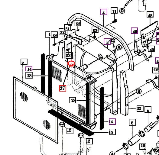 Mahindra Tractor Radiator Cap 14571042190 Mahindra Direct Parts