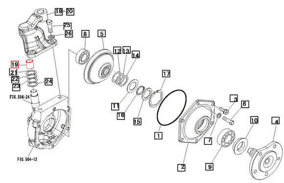 Mahindra Tractor Steering Knuckle Bushing 7961020250 Mahindra Direct Parts