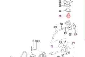 Mahindra Tractor Thermostat 005556450R92 Mahindra