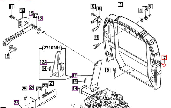 Mahindra Tractor Trim Clip 15276040020 Mahindra Direct Parts