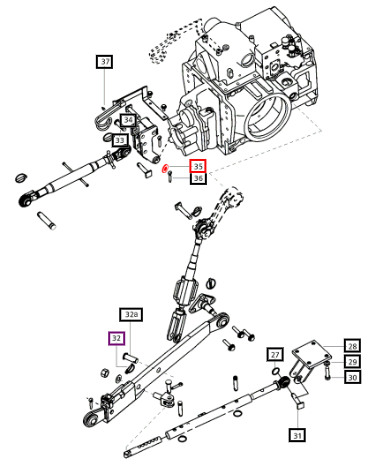 Mahindra Washer Plain  25.5 X  38 X  3 000012725P04