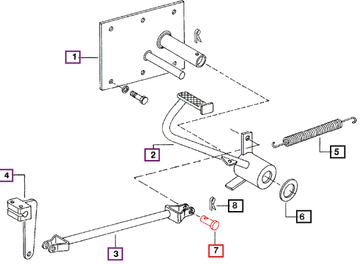 Mahindra Tractor Pin Rod End 000039374D Mahindra Direct Parts