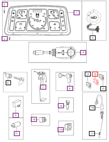 Mahindra Fuse 10A 000040697C99
