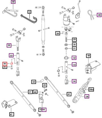 Mahindra Tractor Clip Spring 000050591D02 Mahindra Direct Parts