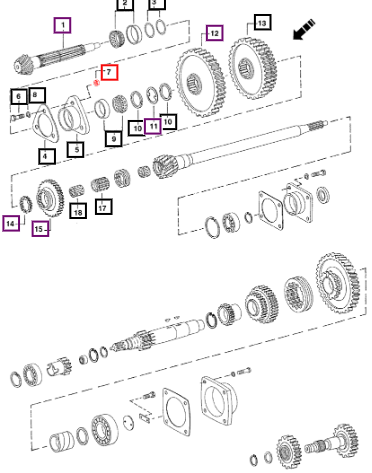 Mahindra Nut Lock (1/2'') G12.7 Mm UNF 000103028