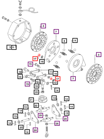 Mahindra Nut Lock Disc Brake 000118624
