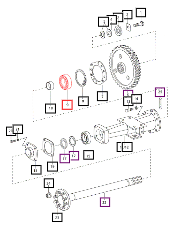 Mahindra Bearing 6212 001082207R91