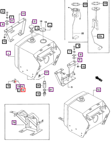 Mahindra Tractor Spring Hood Latch L.h. 001127216R1 Mahindra Direct Parts