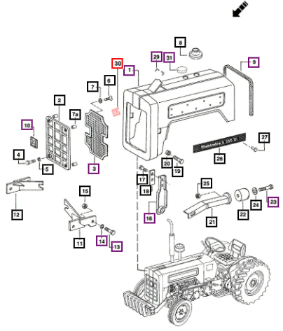 Mahindra Nut 003044455R1