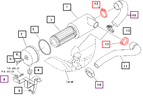 Mahindra Clamp, Hose 00501100560