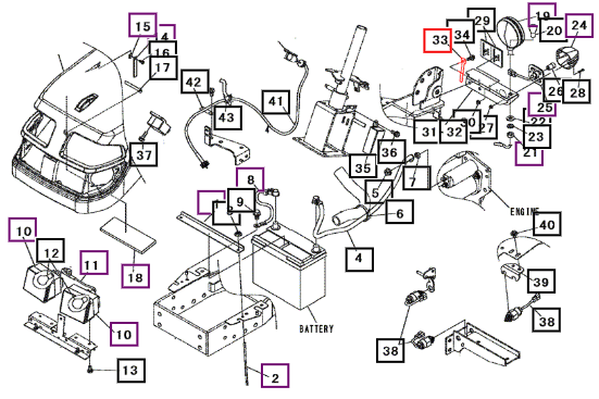 Mahindra Clamp L=95 00502110083