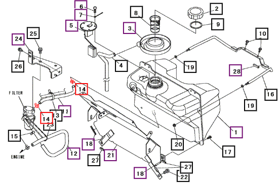 Mahindra Clamp, Hose Dia. 12 00504112005