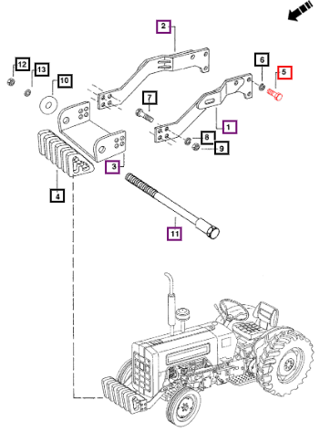 Mahindra Bolt G19.05Mm X 69.85Mm Zp 005557325R1