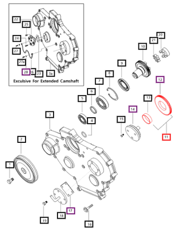 Mahindra Tractor Gear Idler Assembly With Bush 006000879F91 Mahindra Direct Parts