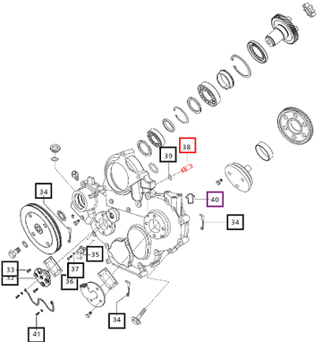 Mahindra Adaptor Egr Water Out 006010969F1