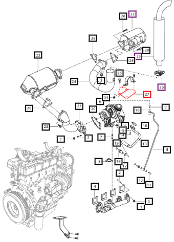 Mahindra Clamp For Exhaust System 006012676F1
