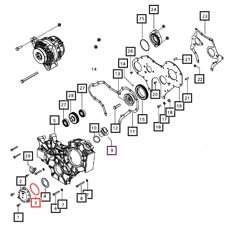 Mahindra O' Ring 006015004V1