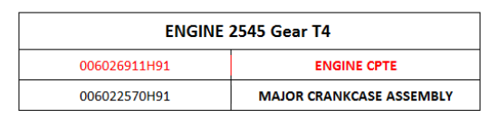 Mahindra Tractor Engine Cpte 006026911H91