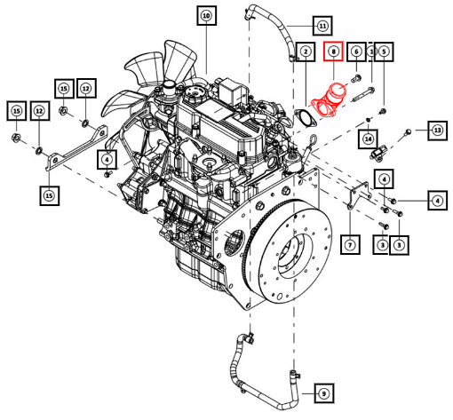 Mahindra Elbow Intake 006045654N01