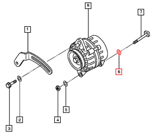 Mahindra Washer Plain F2500 10000 006052835N01