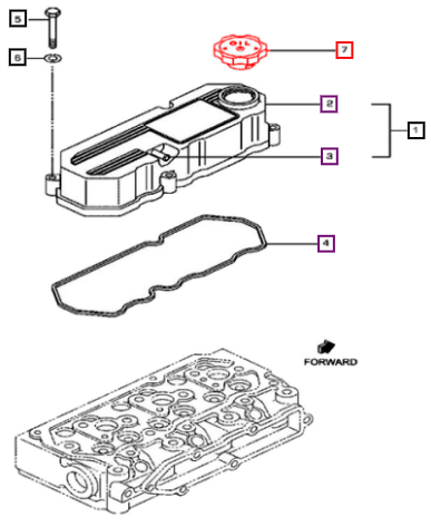 Mahindra Cap Oil Filler 32K04 05600 006052941N01