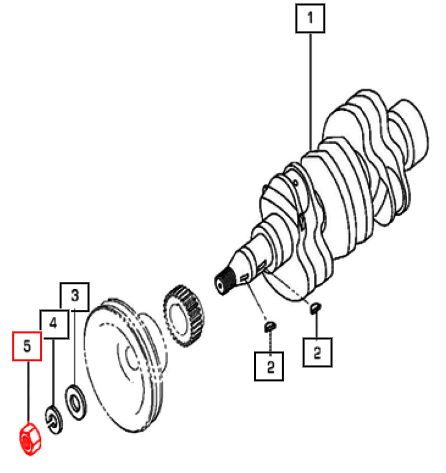 Mahindra Nut F2305 18000 006053153N01
