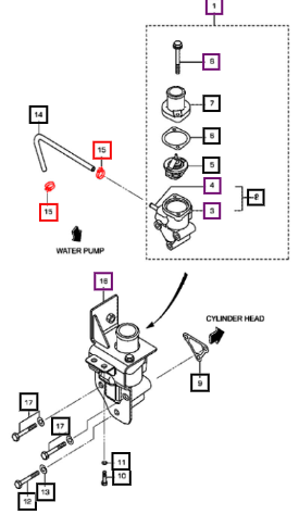 Mahindra Clamphose 05317 71780 006053508N01
