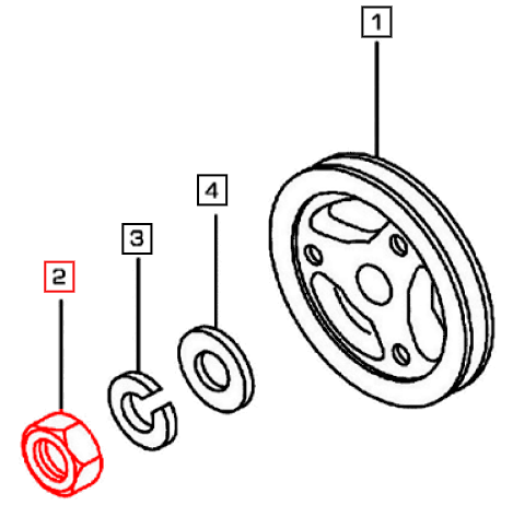Mahindra Nut Jam F2325 16000 006054202K01