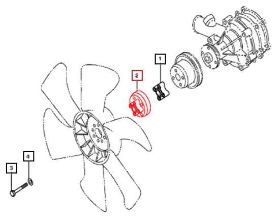 Mahindra Spacer,Fan 006056080N01